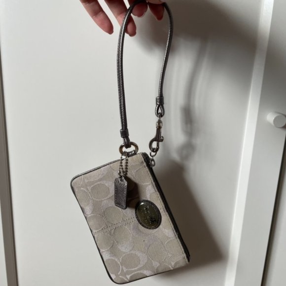 Coach Corner Zip Wristlet - Picture 3 of 4